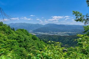 油坂隧道 岐阜県側の風景
