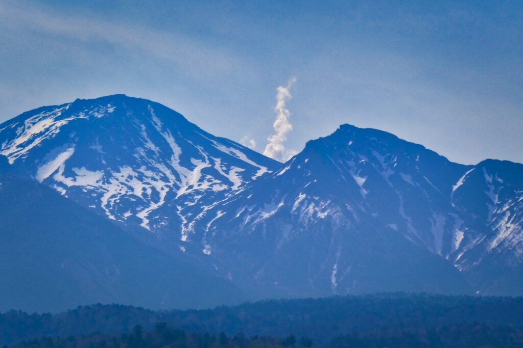 御嶽山の噴気
