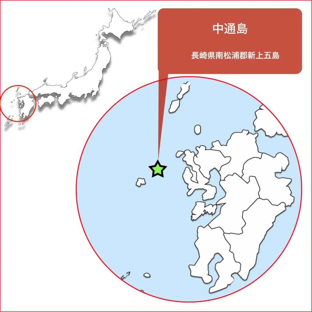 中通島地図