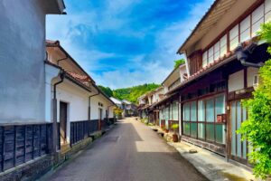 石見銀山の町並みがある大田市大森町