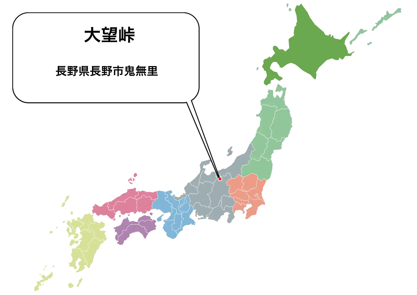 大望峠の位置