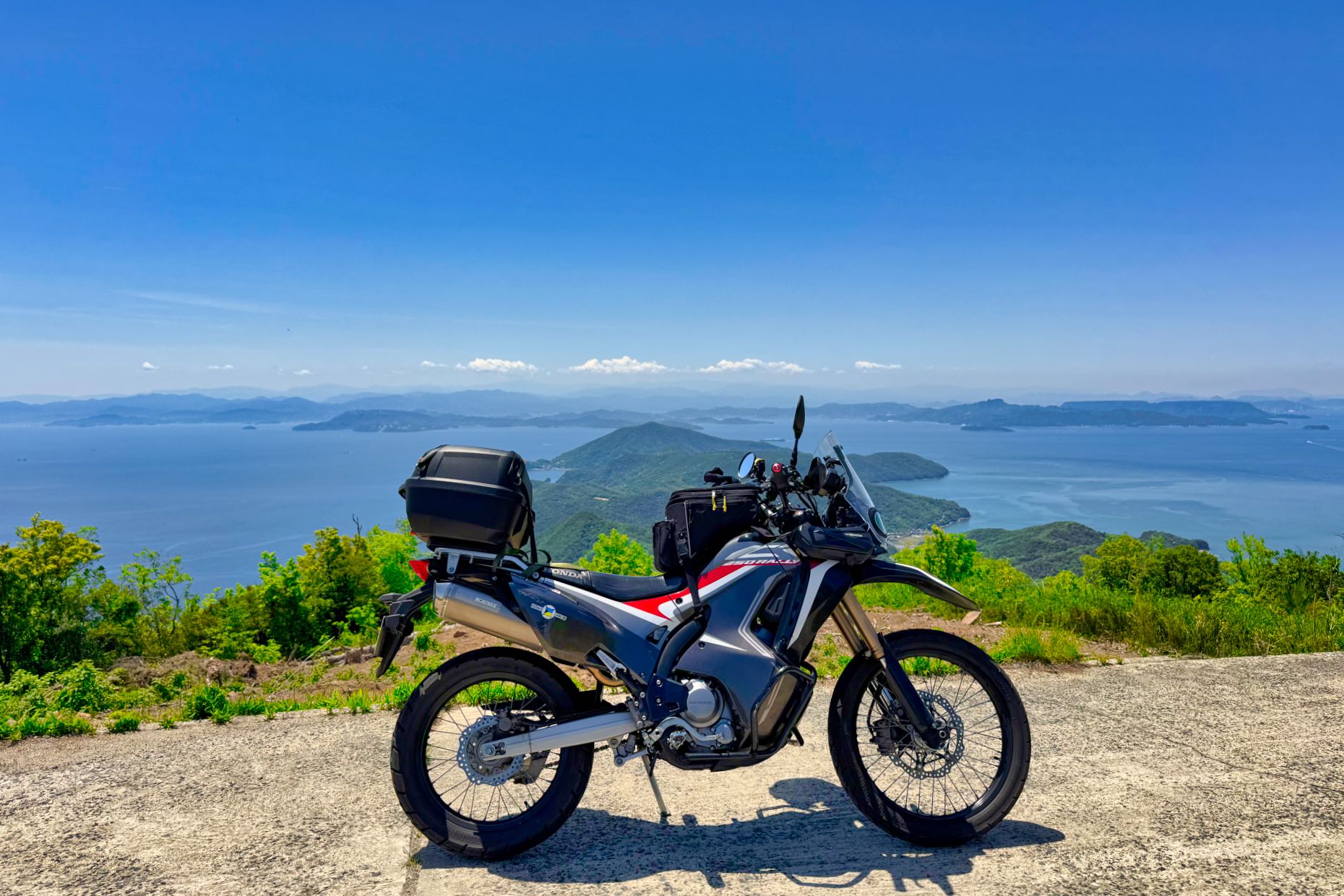 小豆島　しあわせの丘　CRF250Rally