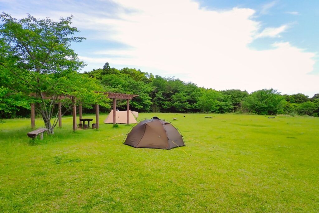 唐人駄場園地 キャンプ場