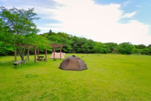 唐人駄場園地 キャンプ場