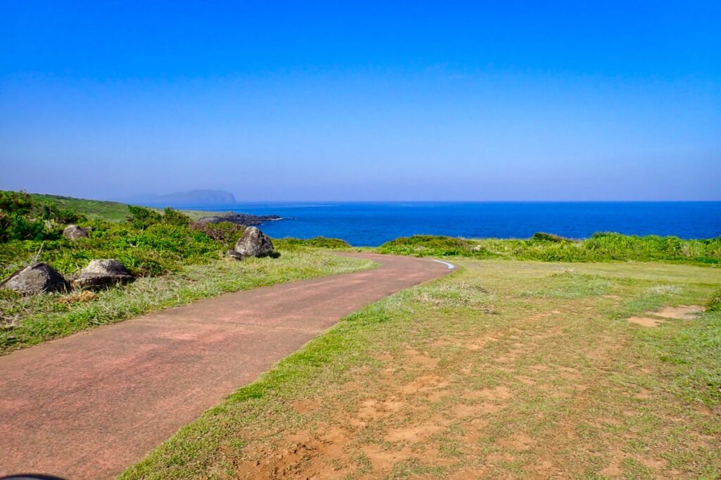 海岸線に沿っている