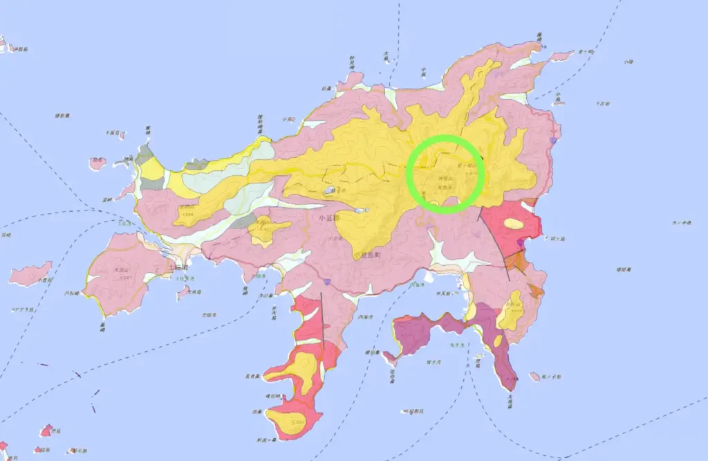 小豆島地質図